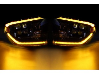 How to switch to Amber (Yellow color) DRL & Parking Lights for ALPHAREX 2007-21 Toyota TUNDRA G2 LUXX & NOVA-Series Headlights
