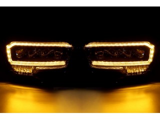 How to switch to Amber (Yellow color) DRL & Parking Lights for ALPHAREX 2016-22 Toyota Tacoma NOVA-Series Headlights