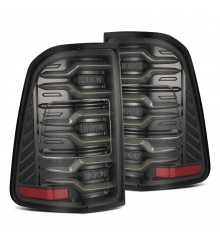 Задние фонари Dodge Ram 1500 2025 серия LUXX светодиодные с желтым поворотником цвет Alpha-Black