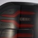 Задние фонари Dodge Ram 2019-2024 светодиодные серия LUXX цвет Black-Red