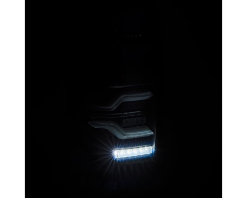 Задние фонари Toyota Tundra 2014-2021 серии LUXX светодиодные с желтым поворотником Alpha-Black Задние фонари Toyota Tundra 2014-2021 серии LUXX светодиодные с желтым поворотником Alpha-Black