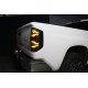 Задние фонари Toyota Tundra 2014-2021 серии LUXX светодиодные с желтым поворотником цвет Black