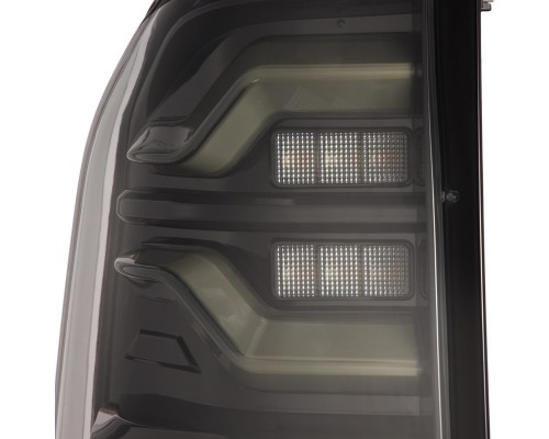 Задние фонари Toyota Tundra 2014-2021 серии LUXX светодиодные с желтым поворотником цвет Black Задние фонари Toyota Tundra 2014-2021 серии LUXX светодиодные с желтым поворотником цвет Black