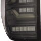 Задние фонари Toyota Tundra 2014-2021 серии LUXX светодиодные с желтым поворотником цвет Black