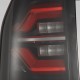 Задние фонари Toyota Tundra 2014-2021 светодиодные серии LUXX с красным поворотником цвет Black-Red