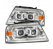 Фары Ford F150 04-08 и Lincoln Mark LT 06-08 светодиодные серии LUXX Chrome