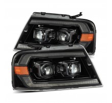 Фары Ford F150 04-08 и Lincoln Mark LT 06-08 светодиодные серии LUXX Alpha-Black