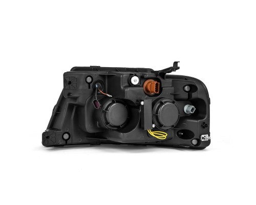 Фары Ford F150 2004-2008 и Lincoln Mark LT 2006-2008 линзованные галогенные серии PRO цвет Black Фары Ford F150 2004-2008 и Lincoln Mark LT 2006-2008 линзованные галогенные серии PRO цвет Black