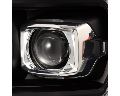 Фары Ford F150 2004-2008 и Lincoln Mark LT 2006-2008 линзованные галогенные серии PRO цвет Black Фары Ford F150 2004-2008 и Lincoln Mark LT 2006-2008 линзованные галогенные серии PRO цвет Black
