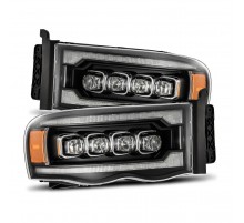 Фары Dodge Ram 02-05 светодиодные серии NOVA цвет Black