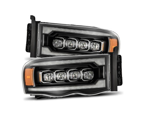 Фары Dodge Ram 02-05 светодиодные серии NOVA цвет Black Фары Dodge Ram 02-05 светодиодные серии NOVA цвет Black