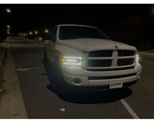 Фары Dodge Ram 02-05 светодиодные серии NOVA цвет Black Фары Dodge Ram 02-05 светодиодные серии NOVA цвет Black