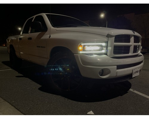 Фары Dodge Ram 02-05 светодиодные серии NOVA цвет Black Фары Dodge Ram 02-05 светодиодные серии NOVA цвет Black