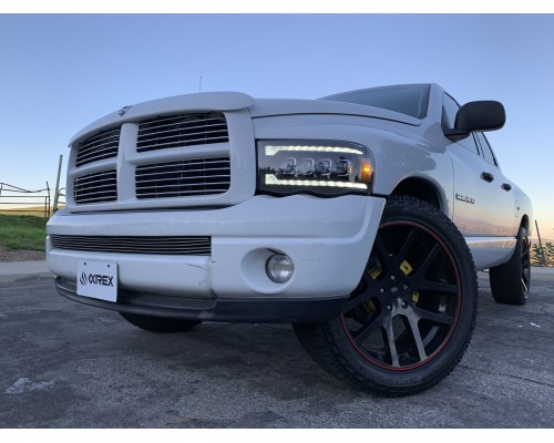 Фары Dodge Ram 02-05 светодиодные серии NOVA цвет Black Фары Dodge Ram 02-05 светодиодные серии NOVA цвет Black