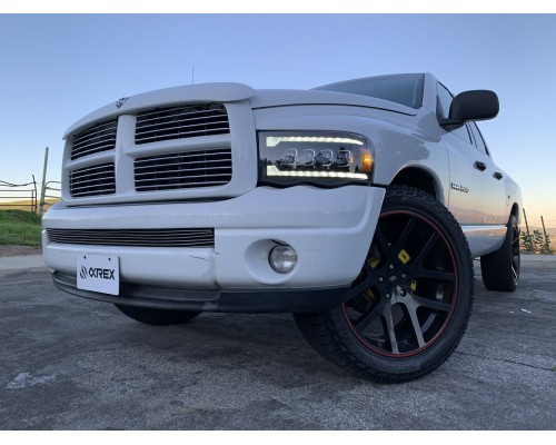 Фары Dodge Ram 02-05 светодиодные серии NOVA цвет Black Фары Dodge Ram 02-05 светодиодные серии NOVA цвет Black