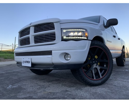 Фары Dodge Ram 02-05 светодиодные серии NOVA цвет Black Фары Dodge Ram 02-05 светодиодные серии NOVA цвет Black