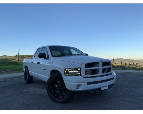 Фары Dodge Ram 02-05 светодиодные серии NOVA цвет Black Фары Dodge Ram 02-05 светодиодные серии NOVA цвет Black