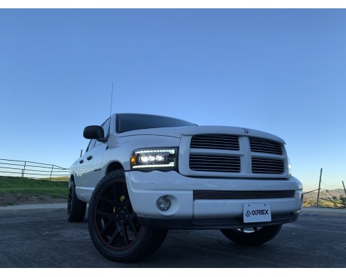 Фары Dodge Ram 02-05 светодиодные серии NOVA цвет Black Фары Dodge Ram 02-05 светодиодные серии NOVA цвет Black