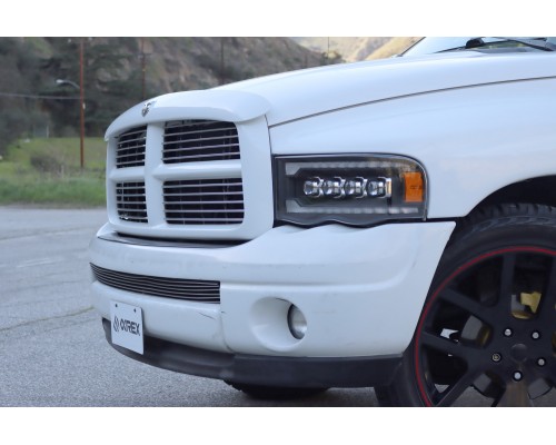 Фары Dodge Ram 02-05 светодиодные серии NOVA цвет Black Фары Dodge Ram 02-05 светодиодные серии NOVA цвет Black