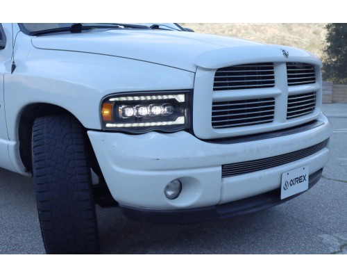 Фары Dodge Ram 02-05 светодиодные серии NOVA цвет Black Фары Dodge Ram 02-05 светодиодные серии NOVA цвет Black