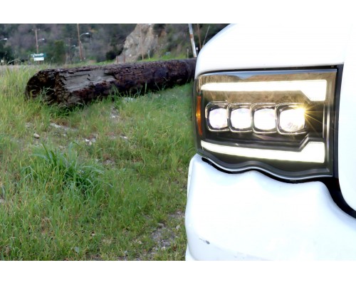Фары Dodge Ram 02-05 светодиодные серии NOVA цвет Black Фары Dodge Ram 02-05 светодиодные серии NOVA цвет Black