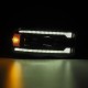 Фары Dodge Ram 02-05 линзованные галогенные PRO-серия цвет Alpha-Black
