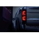 Задние фонари Ford F250 F350 F450 светодиодные с желтым поворотником 2017-2019 серия PRO Jet Black