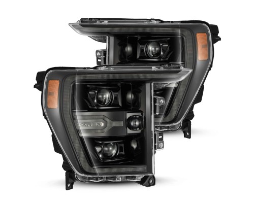 Фары Ford F150 2021-2023 и F150 Raptor 2021-2023 светодиодные LUXX серия Alpha-Black Фары Ford F150 2021-2023 и F150 Raptor 2021-2023 светодиодные LUXX серия Alpha-Black