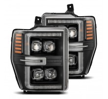 Ford F250, F350, F450, F550 Super Duty, Excursion 08-10 светодиодные фары серия NOVA Black