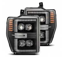 Ford F250, F350, F450, F550 Super Duty, Excursion 08-10 светодиодные фары серия NOVA Black