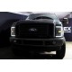 Фары Ford F250, F350, F450, F550, Excursion светодиодные 2008-2010 серия NOVA цвет Black