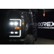 Фары Ford F250, F350, F450, F550, Excursion светодиодные 2008-2010 серия NOVA цвет Black
