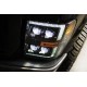 Фары Ford F250, F350, F450, F550, Excursion светодиодные 2008-2010 серия NOVA цвет Black