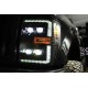 Фары Ford F250, F350, F450, F550, Excursion светодиодные 2008-2010 серия NOVA цвет Black