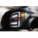 Фары Ford F250, F350, F450, F550, Excursion светодиодные 2008-2010 серия NOVA цвет Black