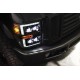 Фары Ford F250, F350, F450, F550, Excursion светодиодные 2008-2010 серия NOVA цвет Black