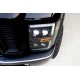 Фары Ford F250, F350, F450, F550, Excursion светодиодные 2008-2010 серия NOVA цвет Black