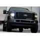 Фары Ford F250, F350, F450, F550, Excursion светодиодные 2008-2010 серия NOVA цвет Black