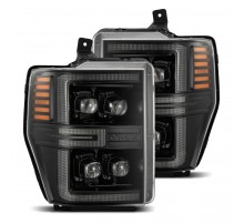 Ford F250, F350, F450, F550 Super Duty, Excursion 08-10 светодиодные фары серия NOVA Alpha-Black