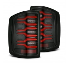 Задние фонари 14-18 Chevrolet Silverado 1500 / 15-19 Silverado 2500HD/3500HD / 15-19 GMC Sierra 3500HD серия LUXX Black-Red