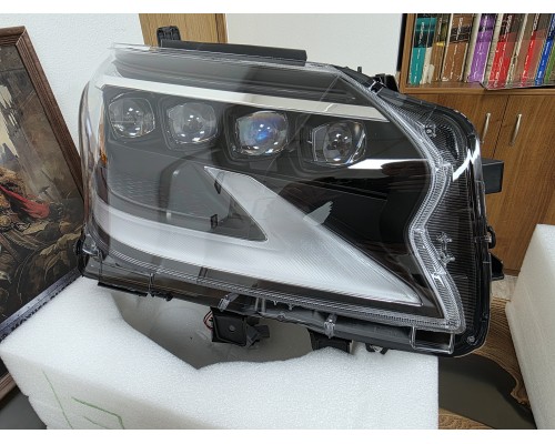 Фары Lexus GX460 2014-2023 светодиодные серии NOVA цвет Black