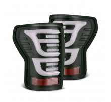Задние фонари Toyota Tundra 07-13 LUXX серия светодиодные с желтым поворотником цвет Black 