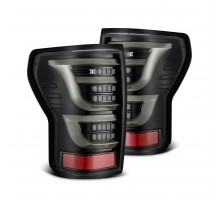 Задние фонари Toyota Tundra 07-13 LUXX серия светодиодные с желтым поворотником цвет Alpha-Black 