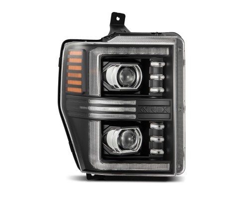 Фары Ford F250, F350, F450, F550, Excursion линзованные галогенные 2008-2010 серия PRO цвет Black Фары Ford F250, F350, F450, F550, Excursion линзованные галогенные 2008-2010 серия PRO цвет Black