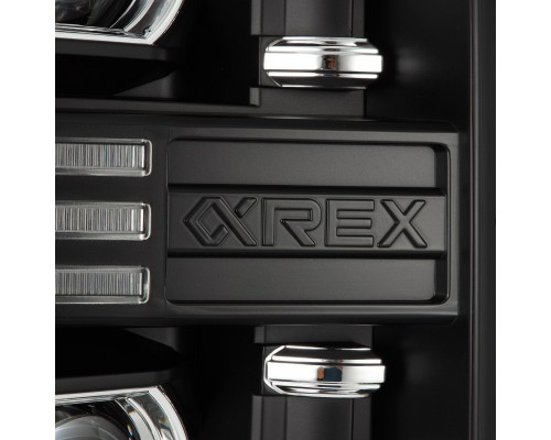 Фары Ford F250, F350, F450, F550, Excursion линзованные галогенные 2008-2010 серия PRO цвет Black Фары Ford F250, F350, F450, F550, Excursion линзованные галогенные 2008-2010 серия PRO цвет Black
