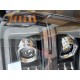 Фары Ford F250, F350, F450, F550, Excursion светодиодные 2008-2010 серия LUXX цвет Black