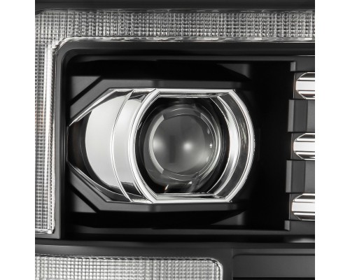 Фары Ford F250, F350, F450, F550, Excursion светодиодные 2008-2010 серия LUXX цвет Black Фары Ford F250, F350, F450, F550, Excursion светодиодные 2008-2010 серия LUXX цвет Black