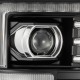 Фары Ford F250, F350, F450, F550, Excursion светодиодные 2008-2010 серия LUXX цвет Black