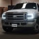 Фары Ford F250, F350, F450, F550, Excursion линзованные галогенные 2005-2007 серия PRO цвет Black