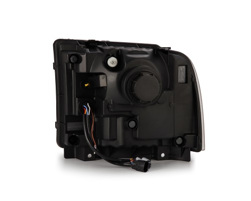 Фары Ford F250, F350, F450, F550, Excursion линзованные галогенные 2005-2007 серия PRO цвет Black Фары Ford F250, F350, F450, F550, Excursion линзованные галогенные 2005-2007 серия PRO цвет Black